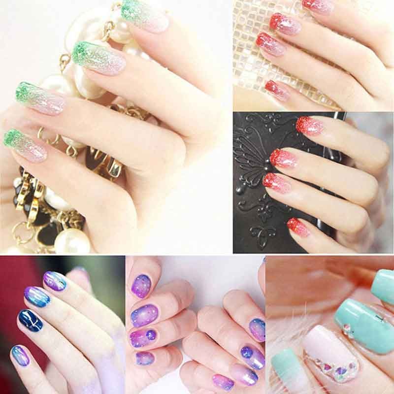 Stylo Ponge D Grad Nail Art Double T Te