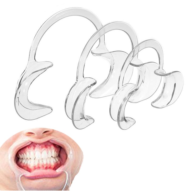 Écarteur de bouche en silicone souple por blanchiment des dents