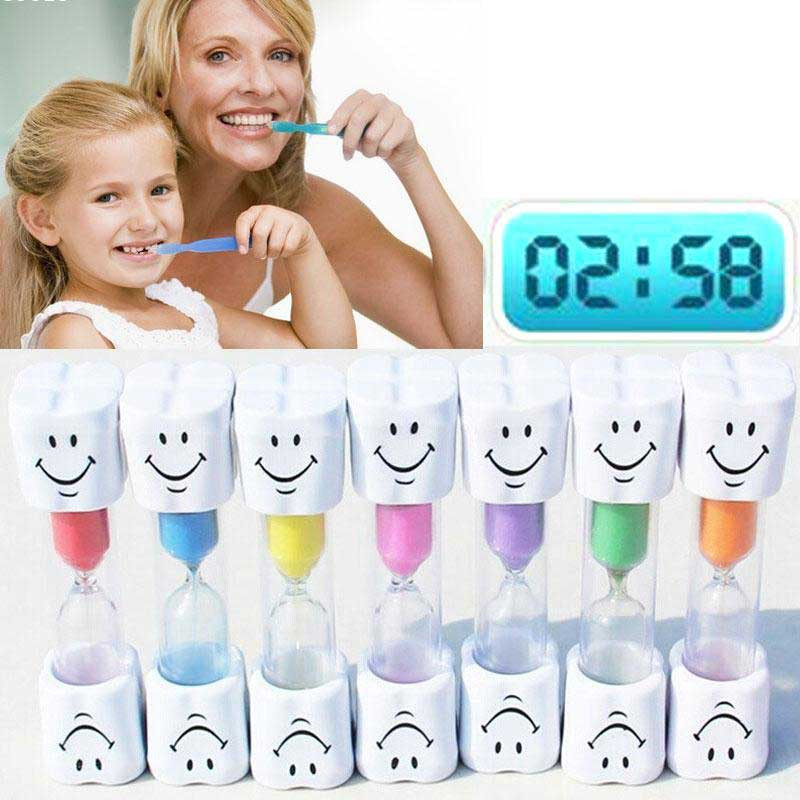 IERCZA sablier brossage Dents Enfant - 2 pcs de Sablier coloré d